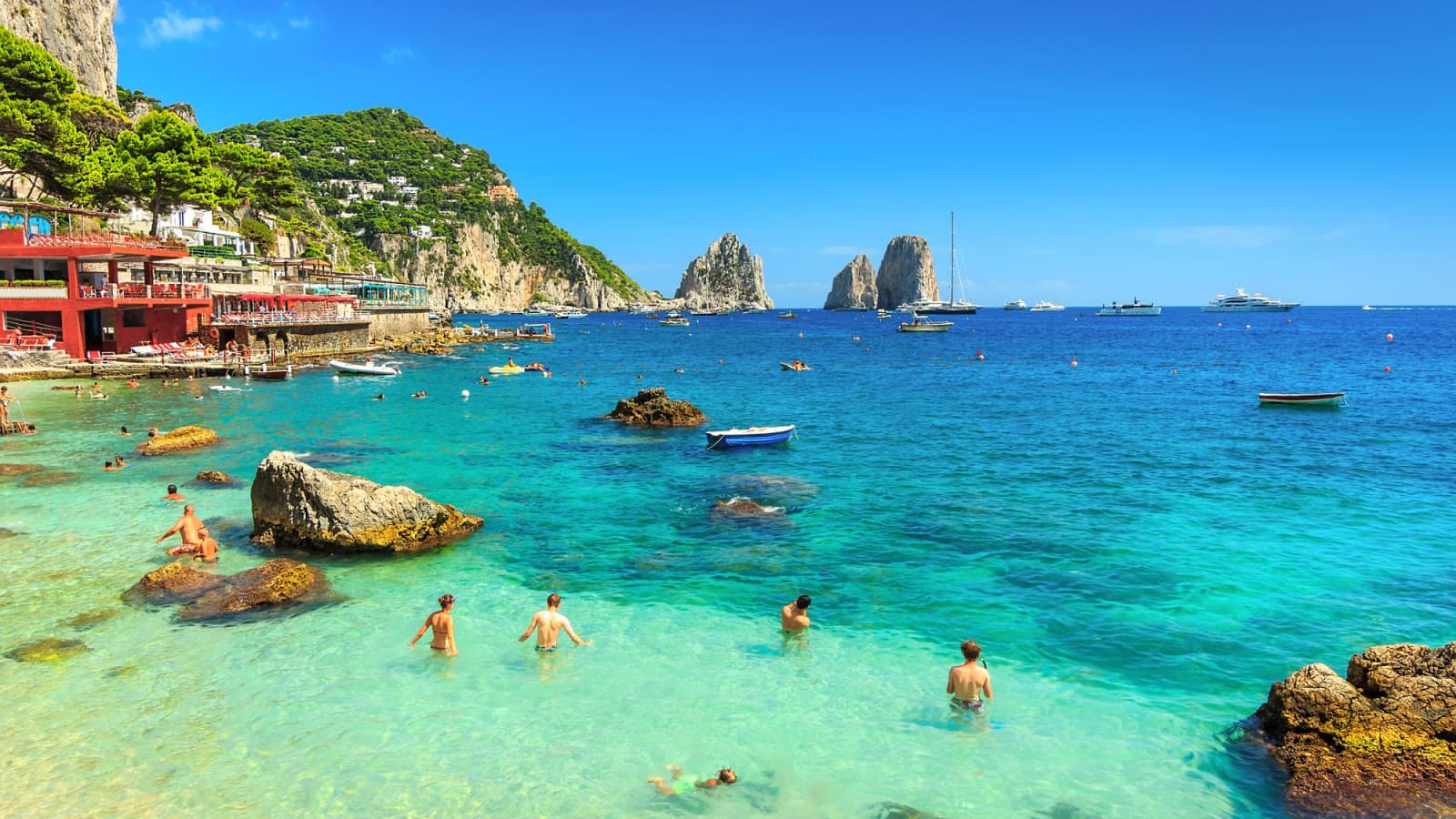 Beautiful Capri Island in Southern Italy