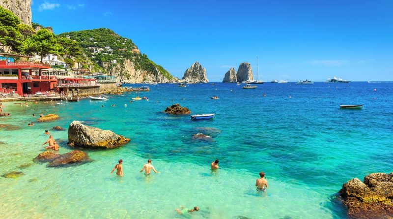 Beautiful Capri Island in Southern Italy